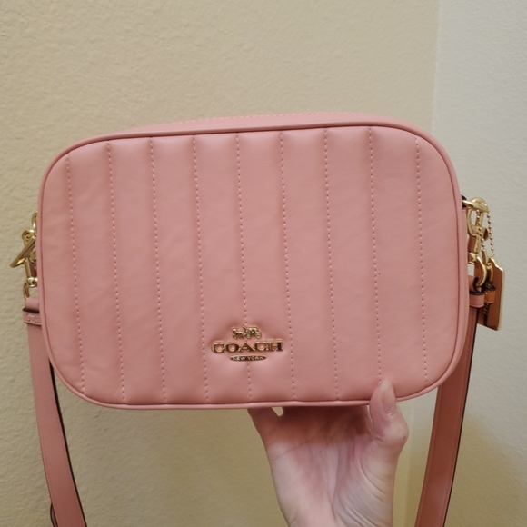 Coach Jes Crossbody Linear Quilting Leather - Picture 9 of 11